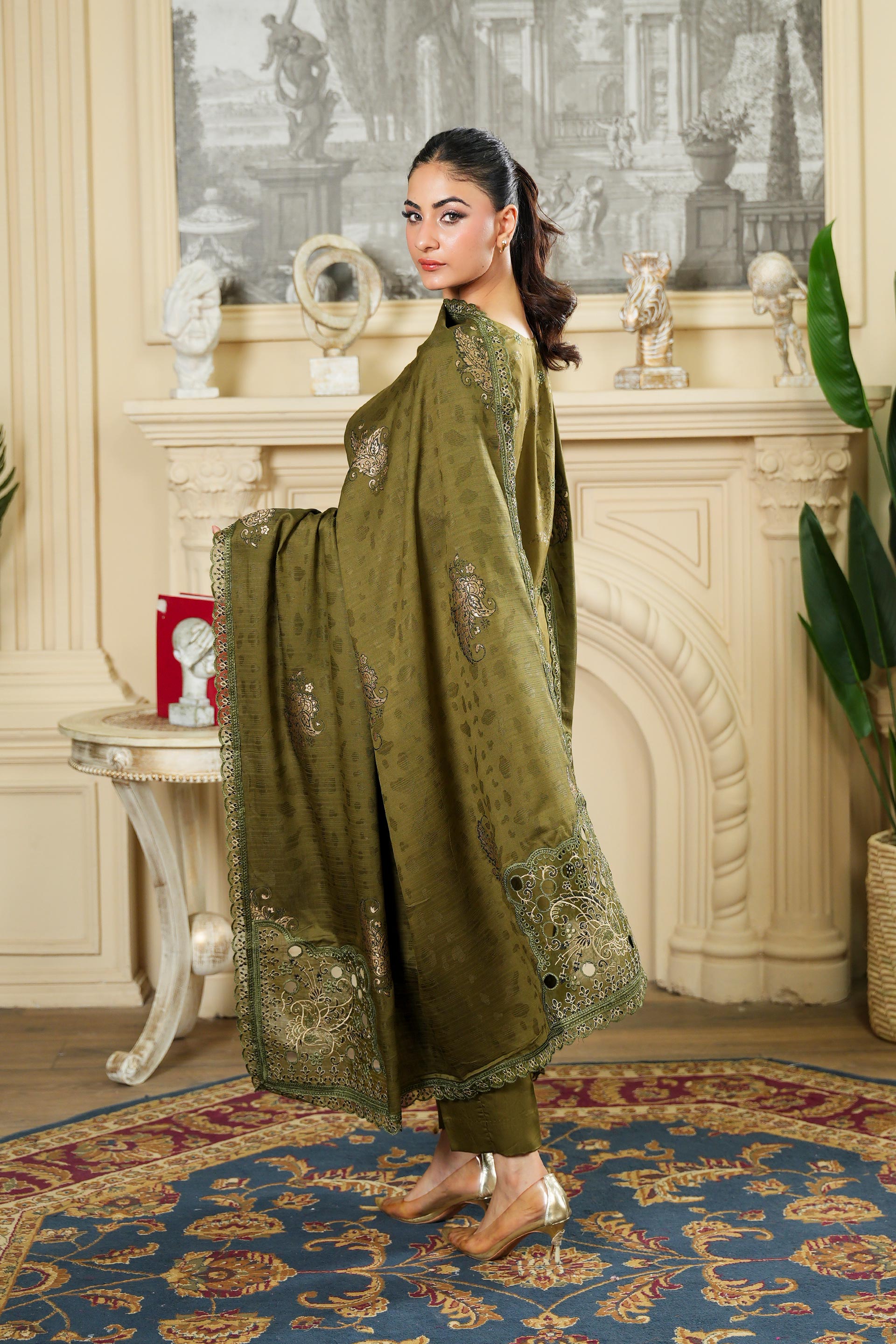 NISSA Viscose EMB Shirt & Dupatta VOL-2427
