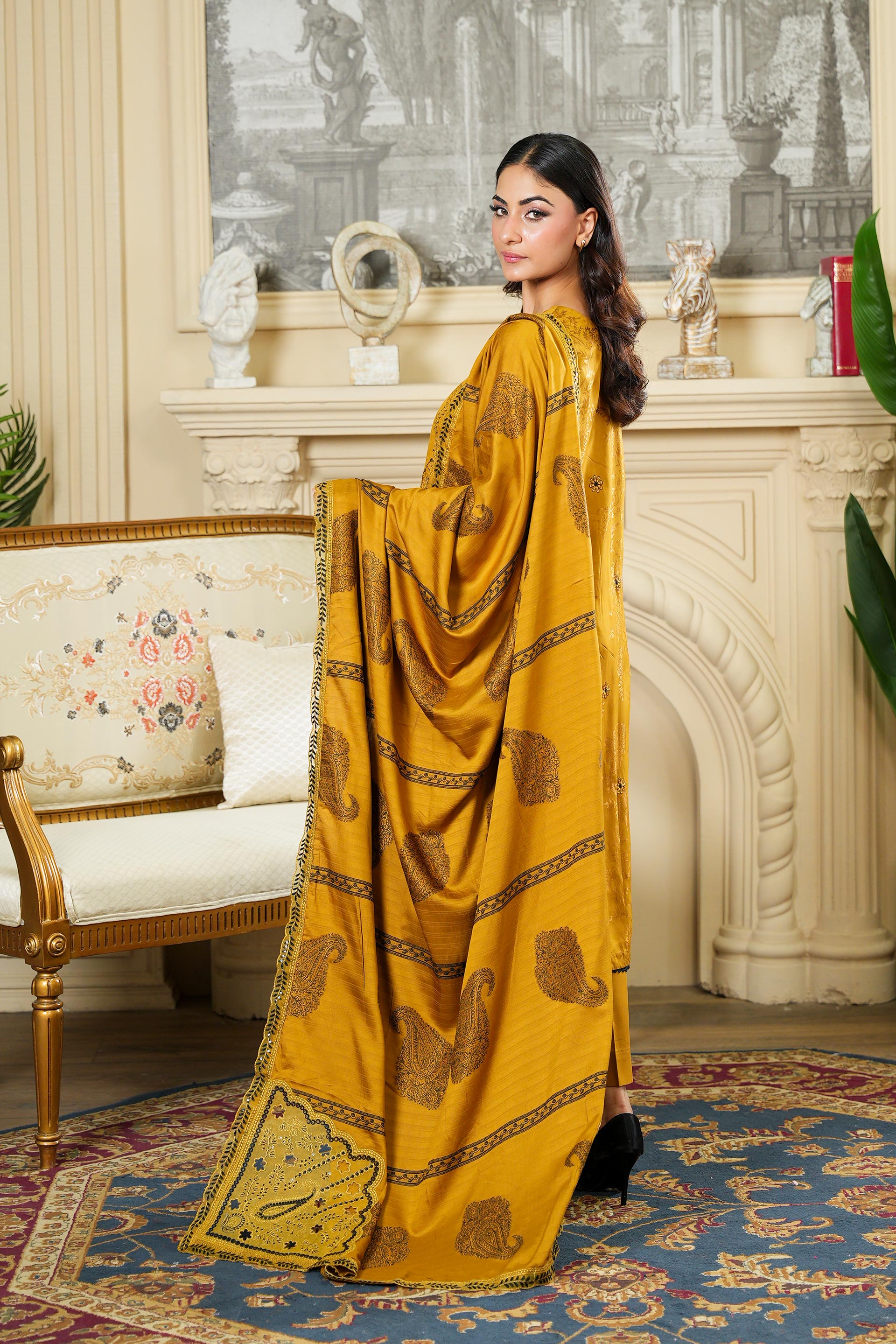 NISSA Viscose EMB Shirt & Dupatta VOL-2427