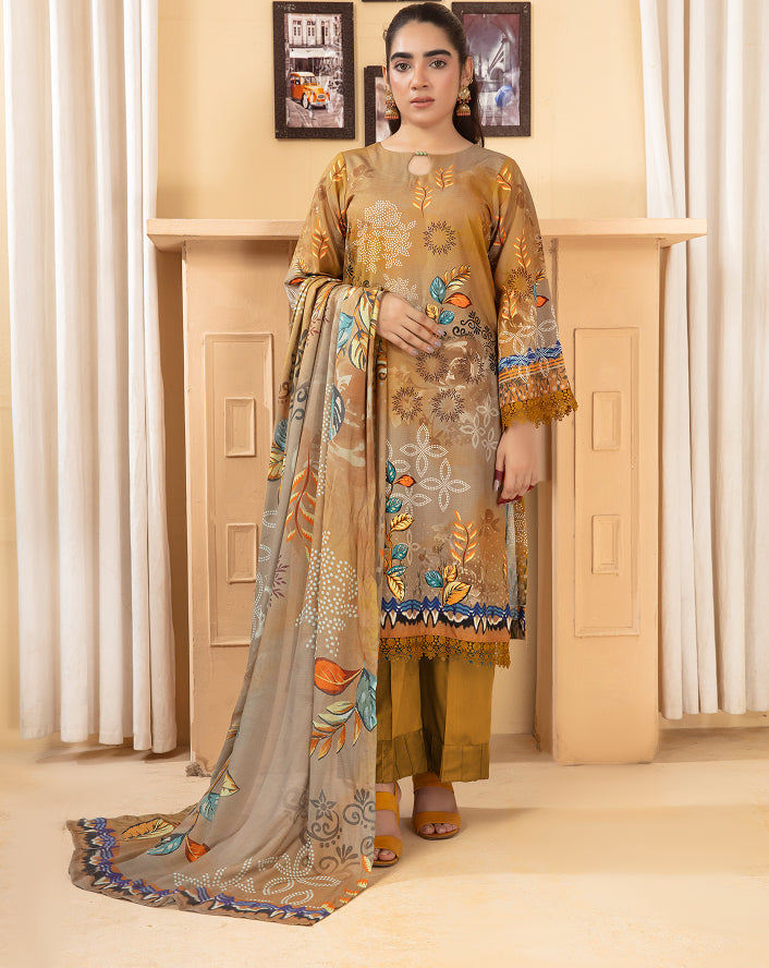 ALEEZAY Viscose PRINT Shirt & Dupatta Vol-2460