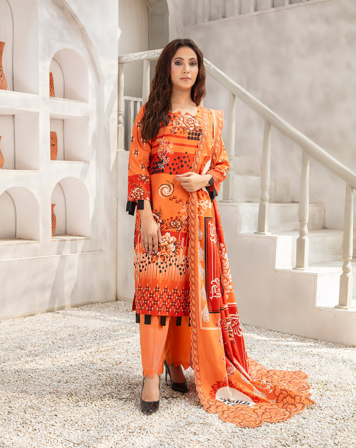 ALEEZAY Viscose EMB Shirt & Dupatta VOL-2462