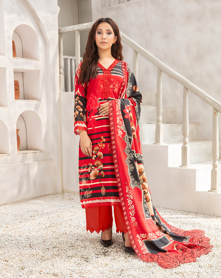 ALEEZAY Viscose EMB Shirt & Dupatta VOL-2462