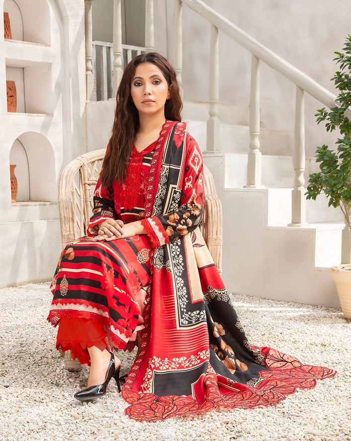 ALEEZAY Viscose EMB Shirt & Dupatta VOL-2462