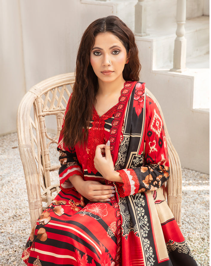 ALEEZAY Viscose EMB Shirt & Dupatta VOL-2462