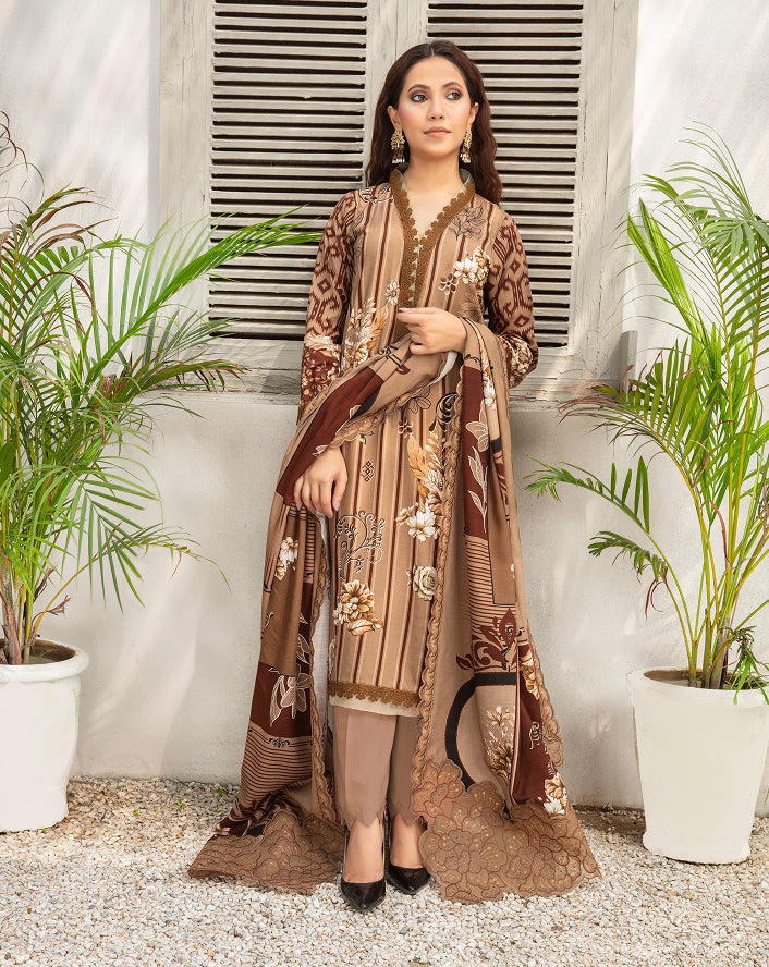 ALEEZAY Viscose EMB Shirt & Dupatta VOL-2462