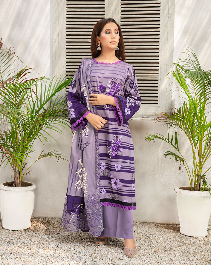 ALEEZAY Viscose EMB Shirt & Dupatta VOL-2462