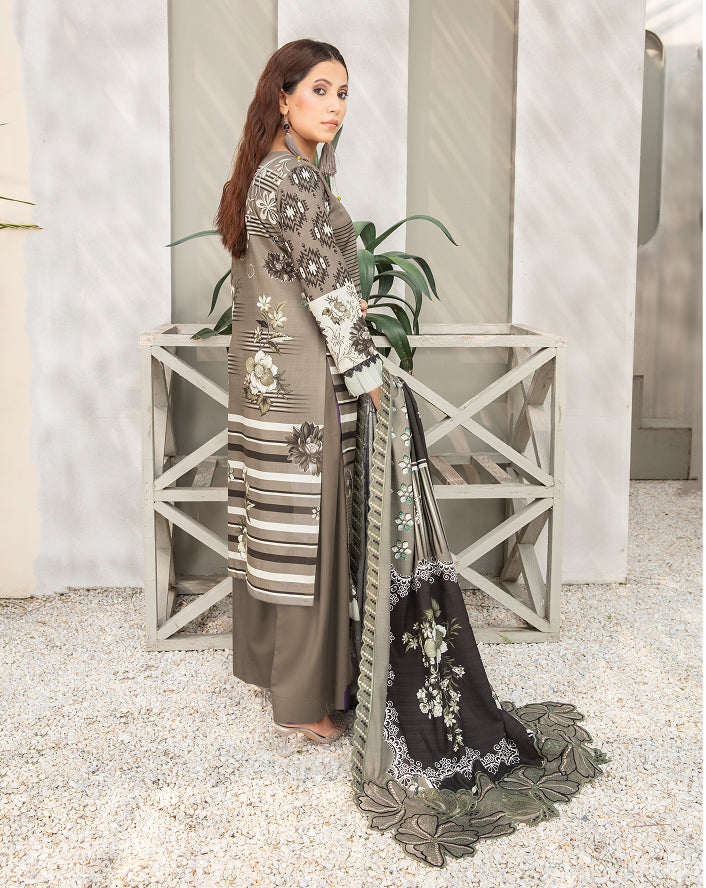 ALEEZAY Viscose EMB Shirt & Dupatta VOL-2462