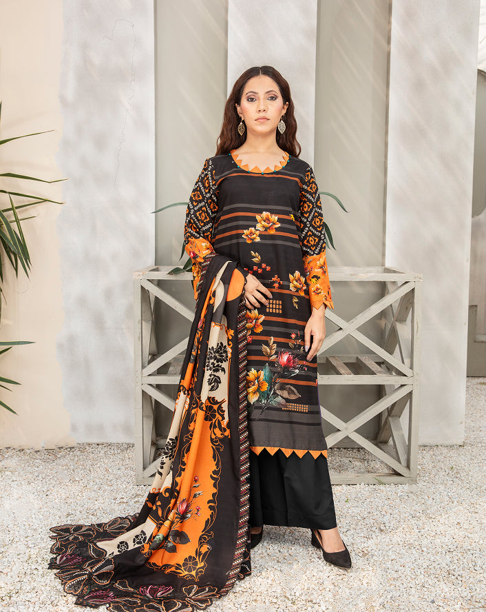 ALEEZAY Viscose EMB Shirt & Dupatta VOL-2462