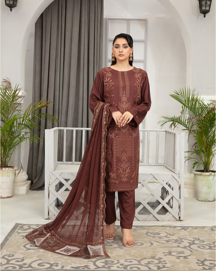 KOMAL Viscose EMB Shirt & Dupatta VOL-2418