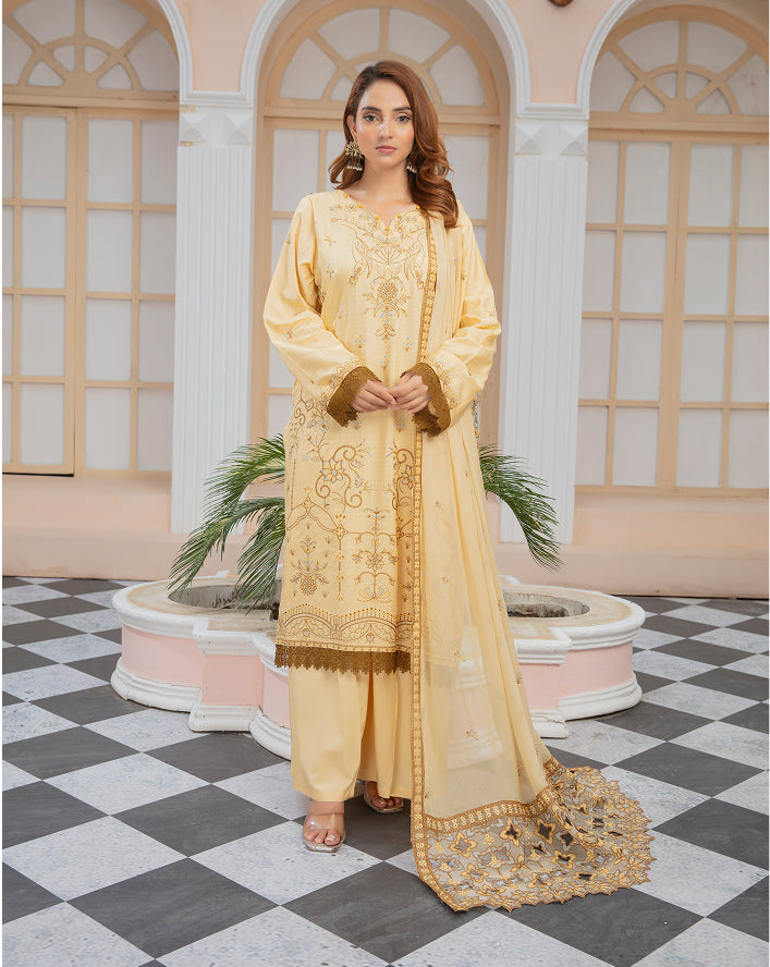 HINA Viscose EMB Shirt & Dupatta VOL-2405