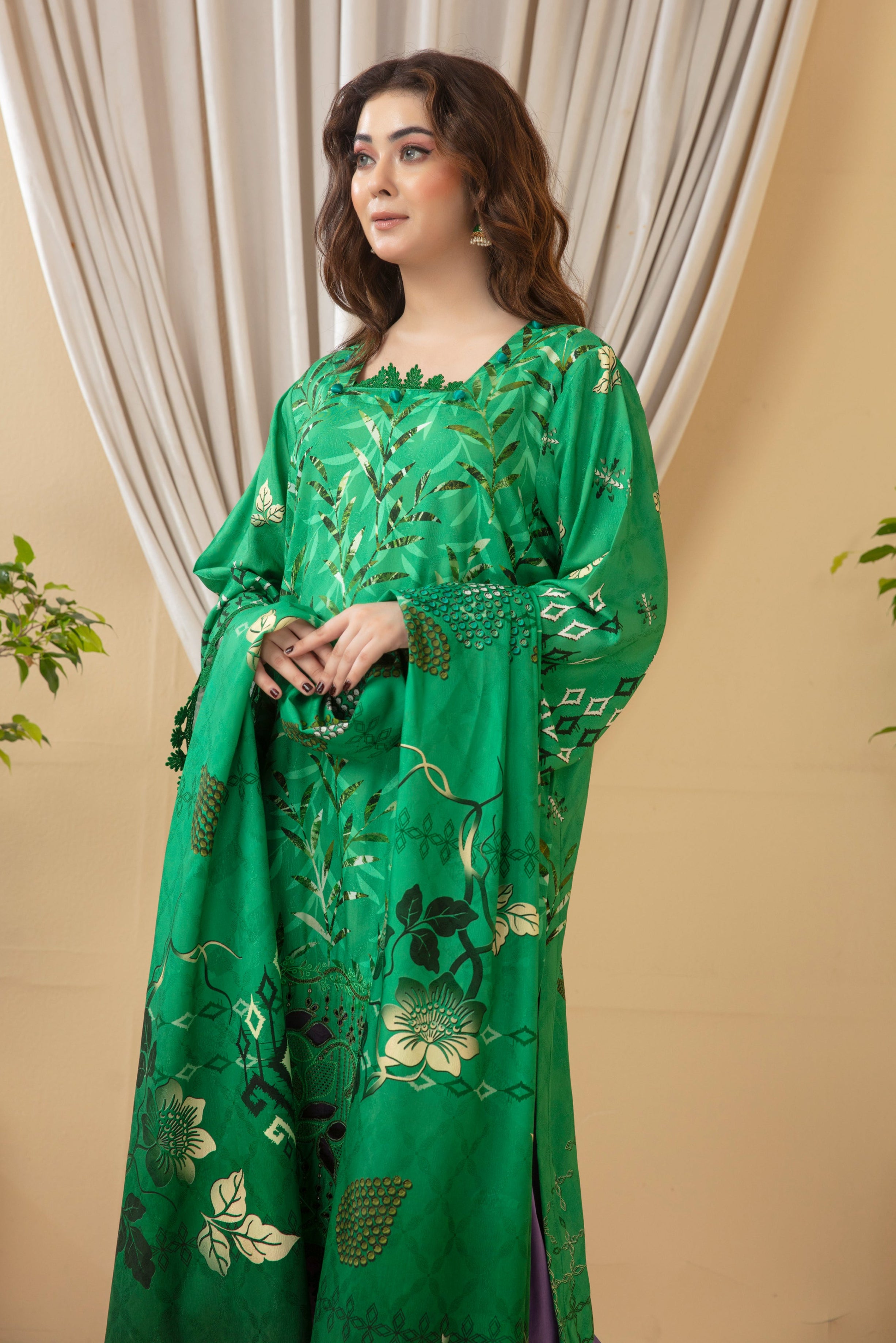 Koh-e-Noor Viscose EMB Shirt & Dupatta Vol-2453