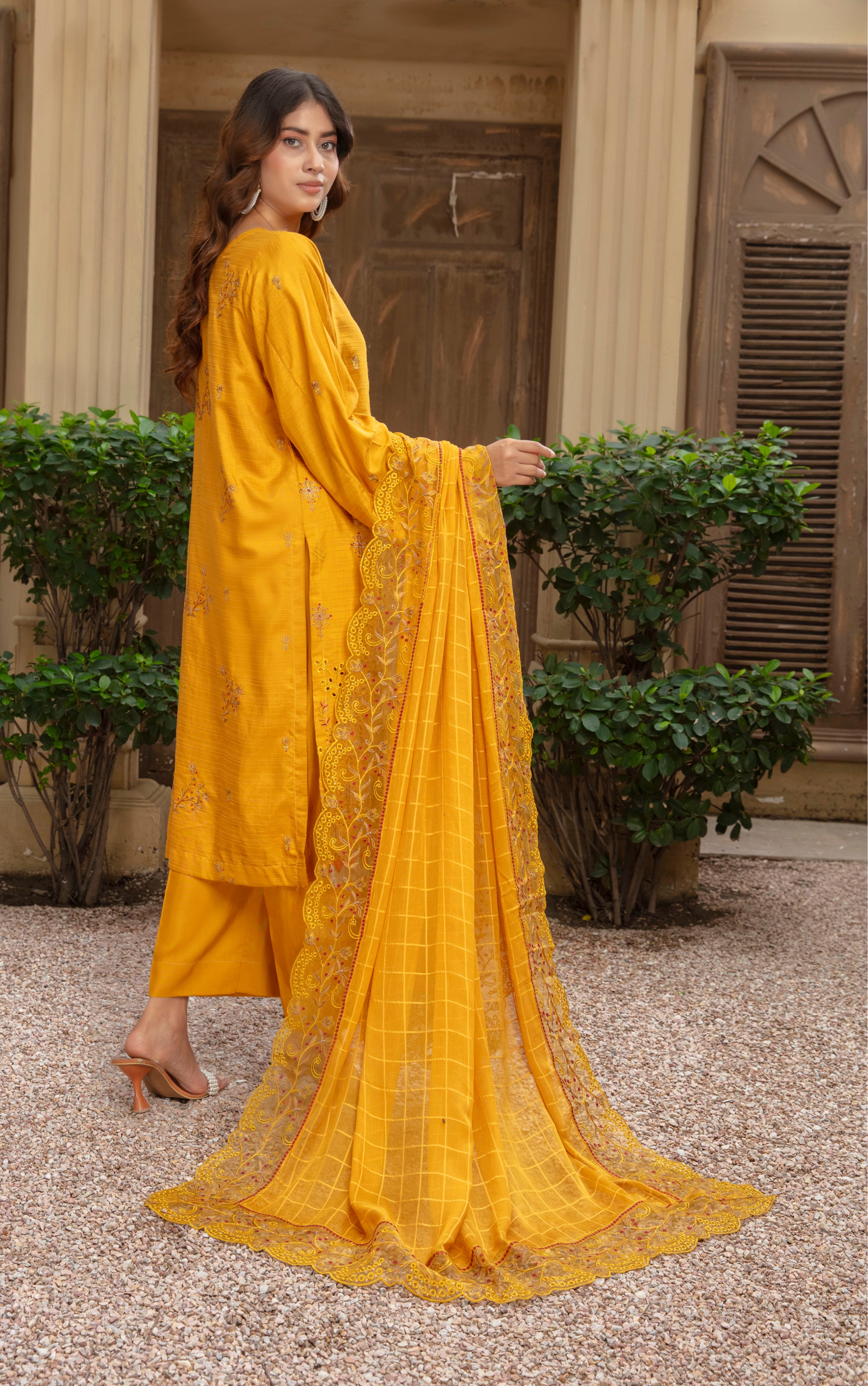 ANMOL Viscose EMB Shirt & Dupatta Vol-2401