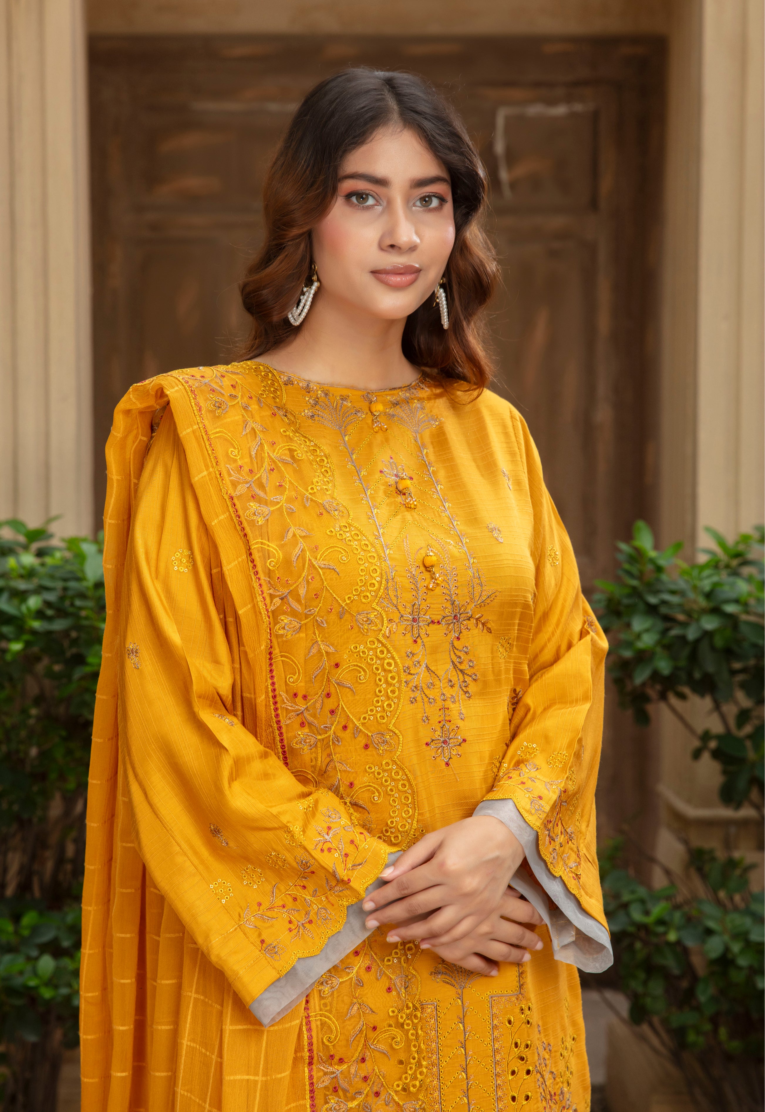 ANMOL Viscose EMB Shirt & Dupatta Vol-2401