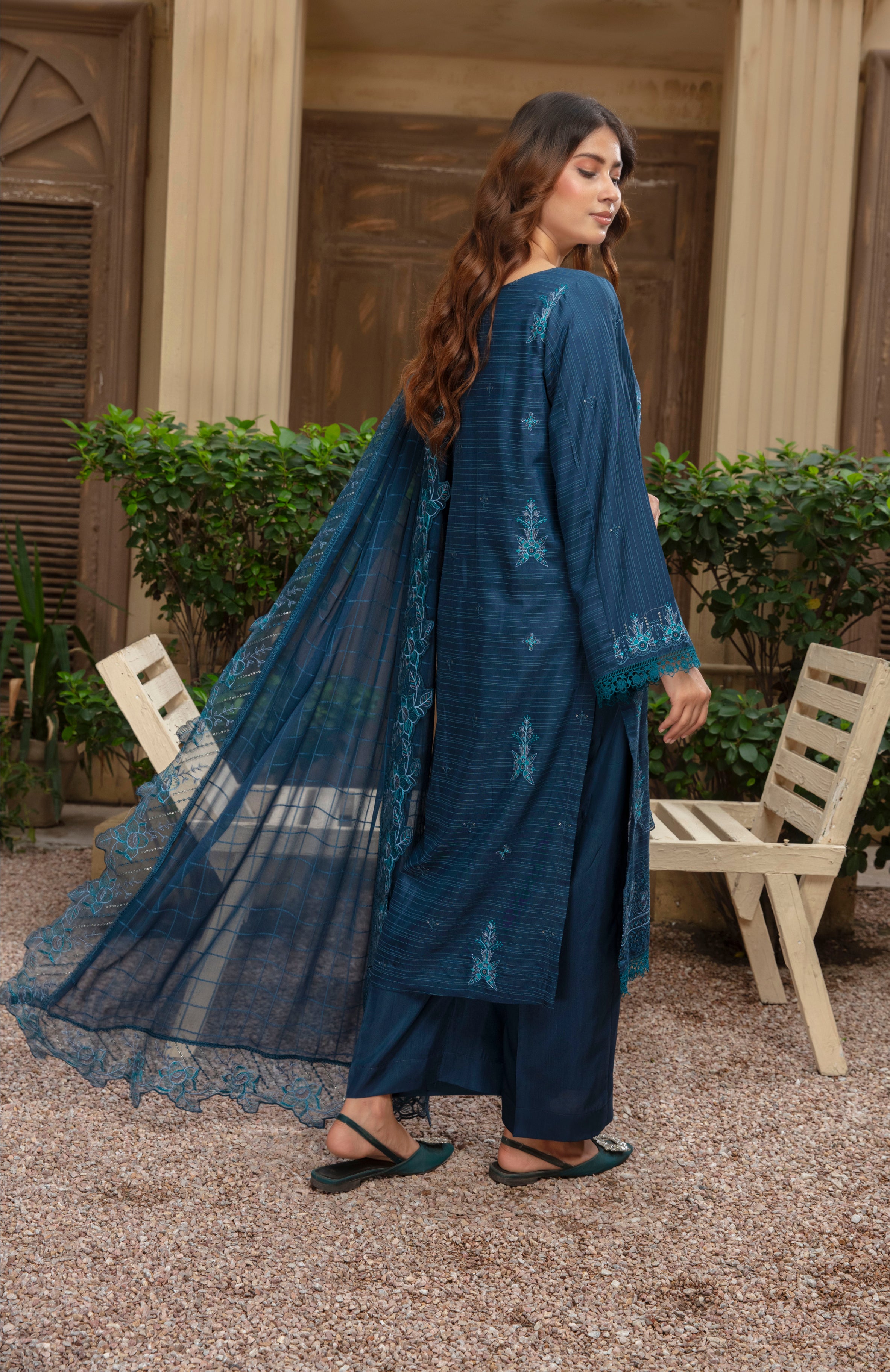 ANMOL Viscose EMB Shirt & Dupatta Vol-2401
