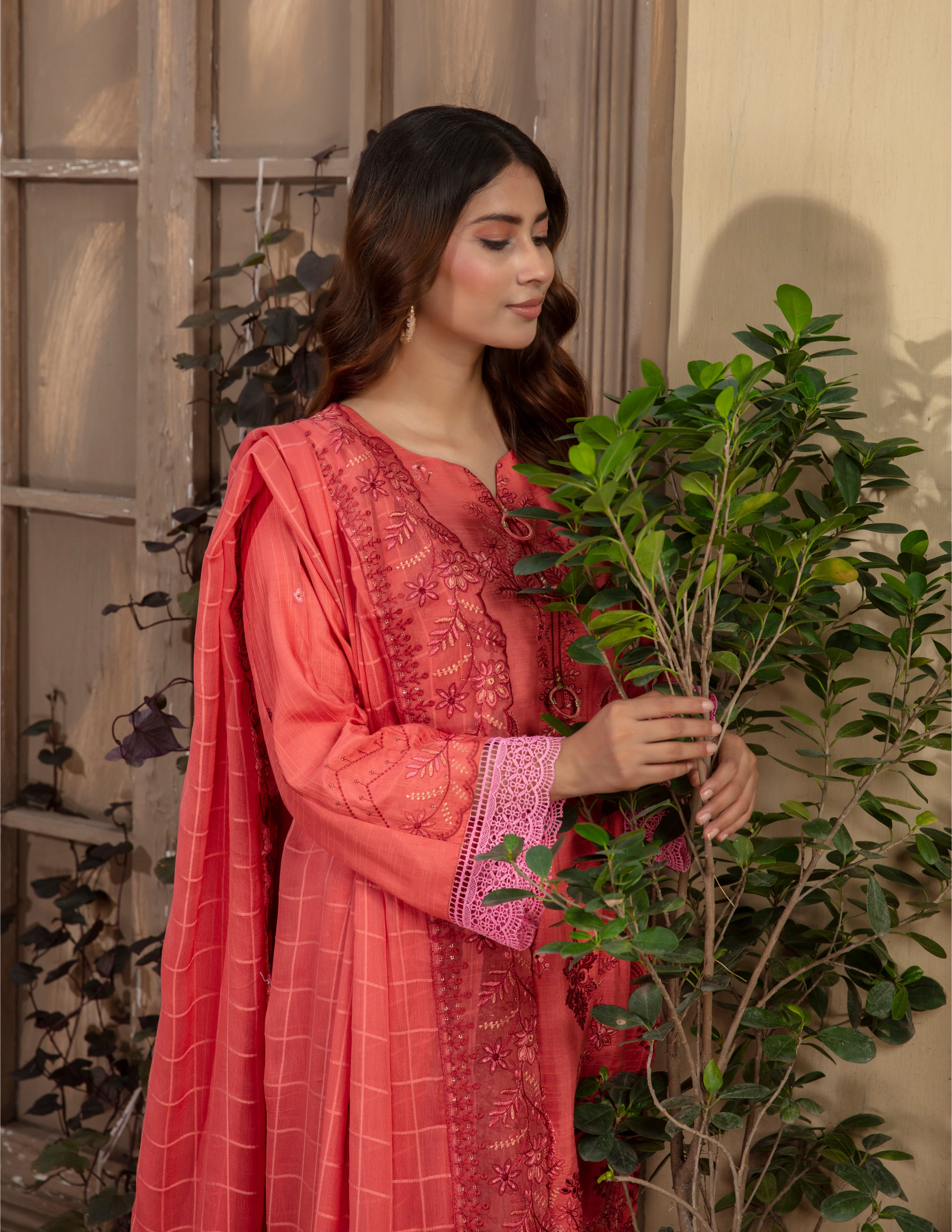 ANMOL Viscose EMB Shirt & Dupatta Vol-2401