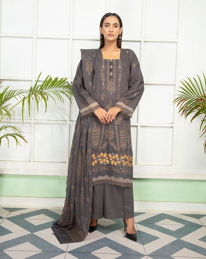 MINAHAL Viscose EMB Shirt & Dupatta Vol-2417