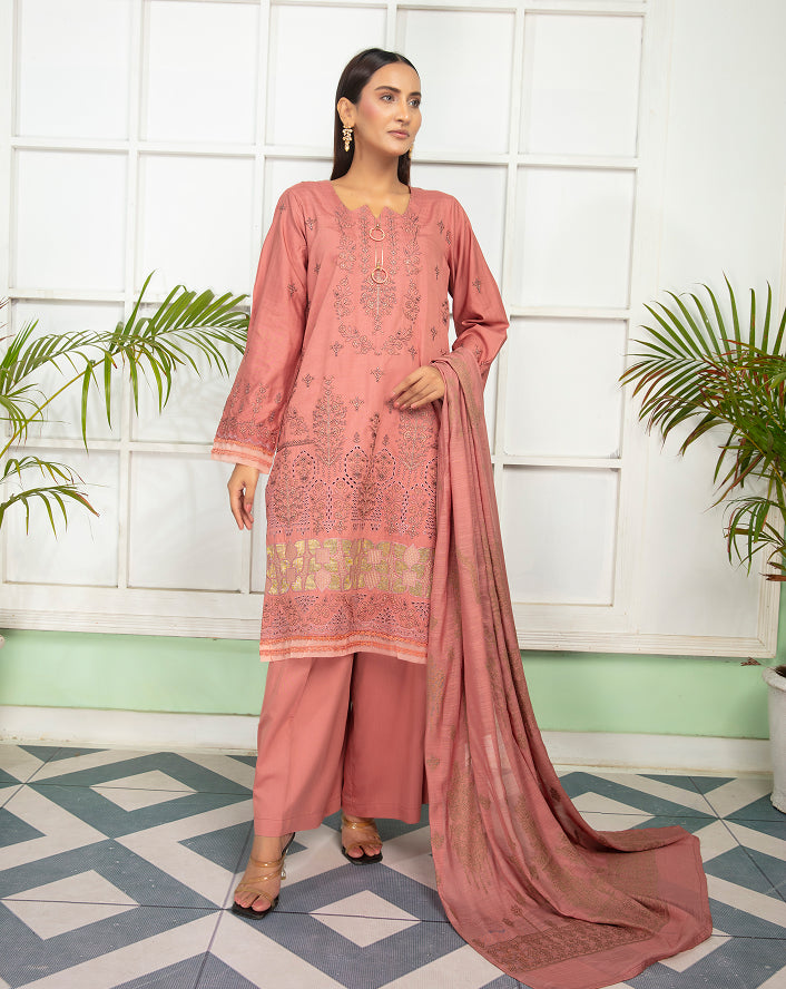 MINAHAL Viscose EMB Shirt & Dupatta Vol-2417