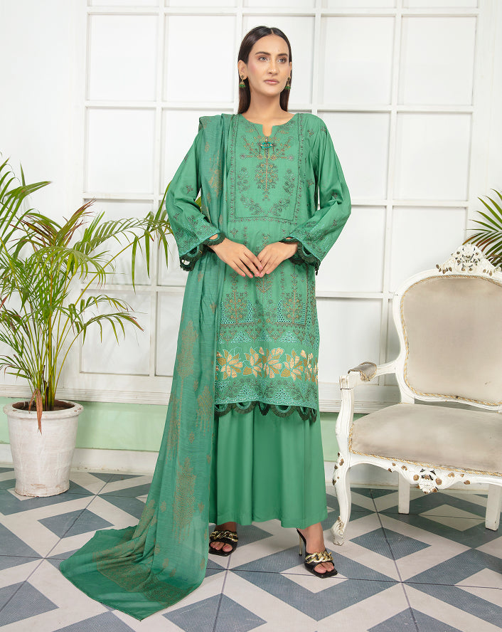 MINAHAL Viscose EMB Shirt & Dupatta Vol-2417