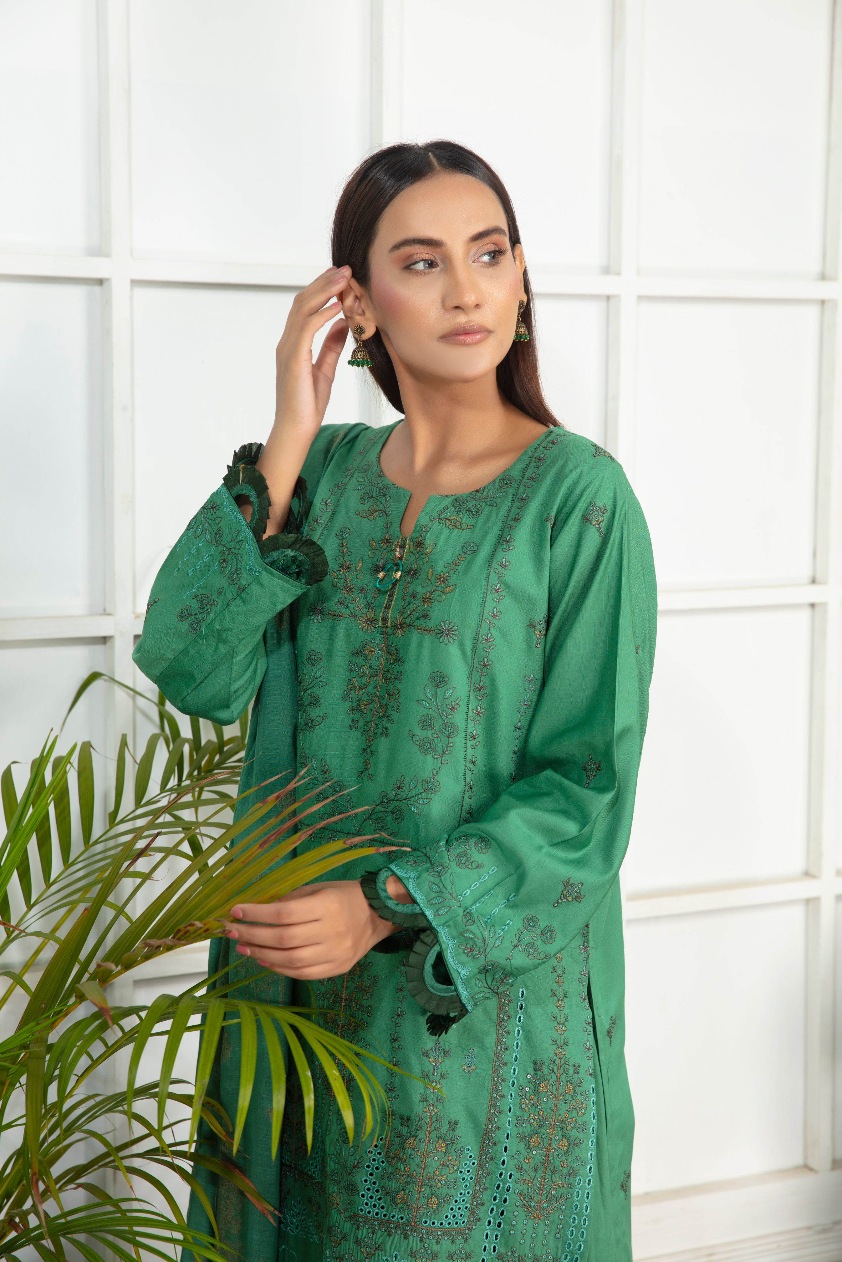 MINAHAL Viscose EMB Shirt & Dupatta Vol-2417