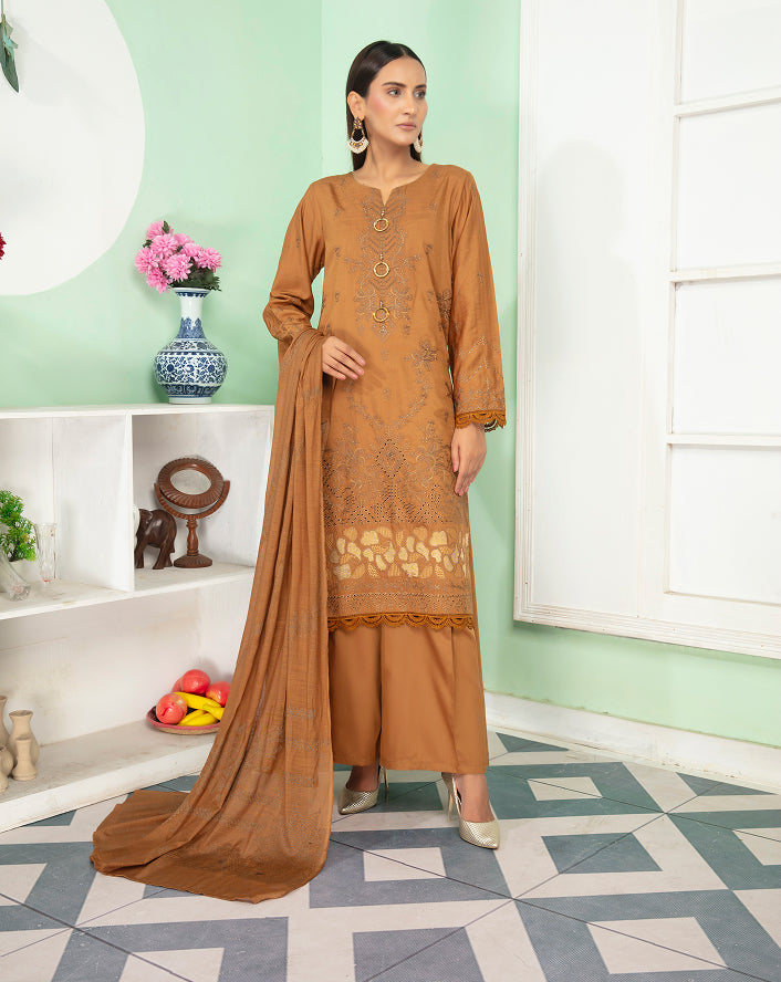 MINAHAL Viscose EMB Shirt & Dupatta Vol-2417