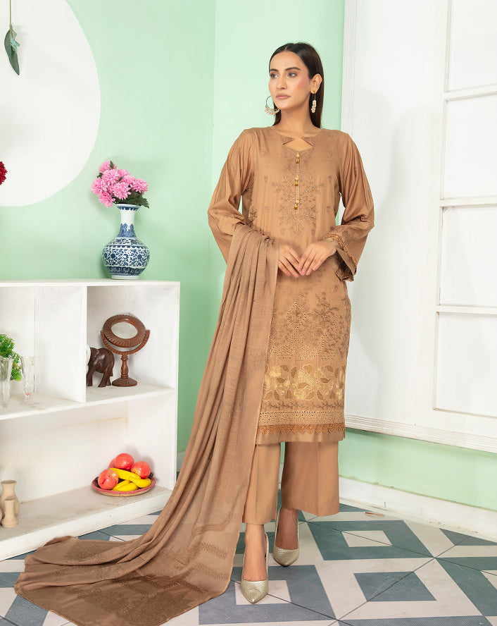 MINAHAL Viscose EMB Shirt & Dupatta Vol-2417