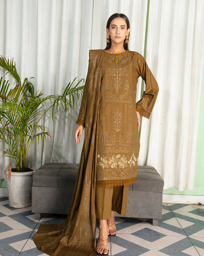 MINAHAL Viscose EMB Shirt & Dupatta Vol-2417