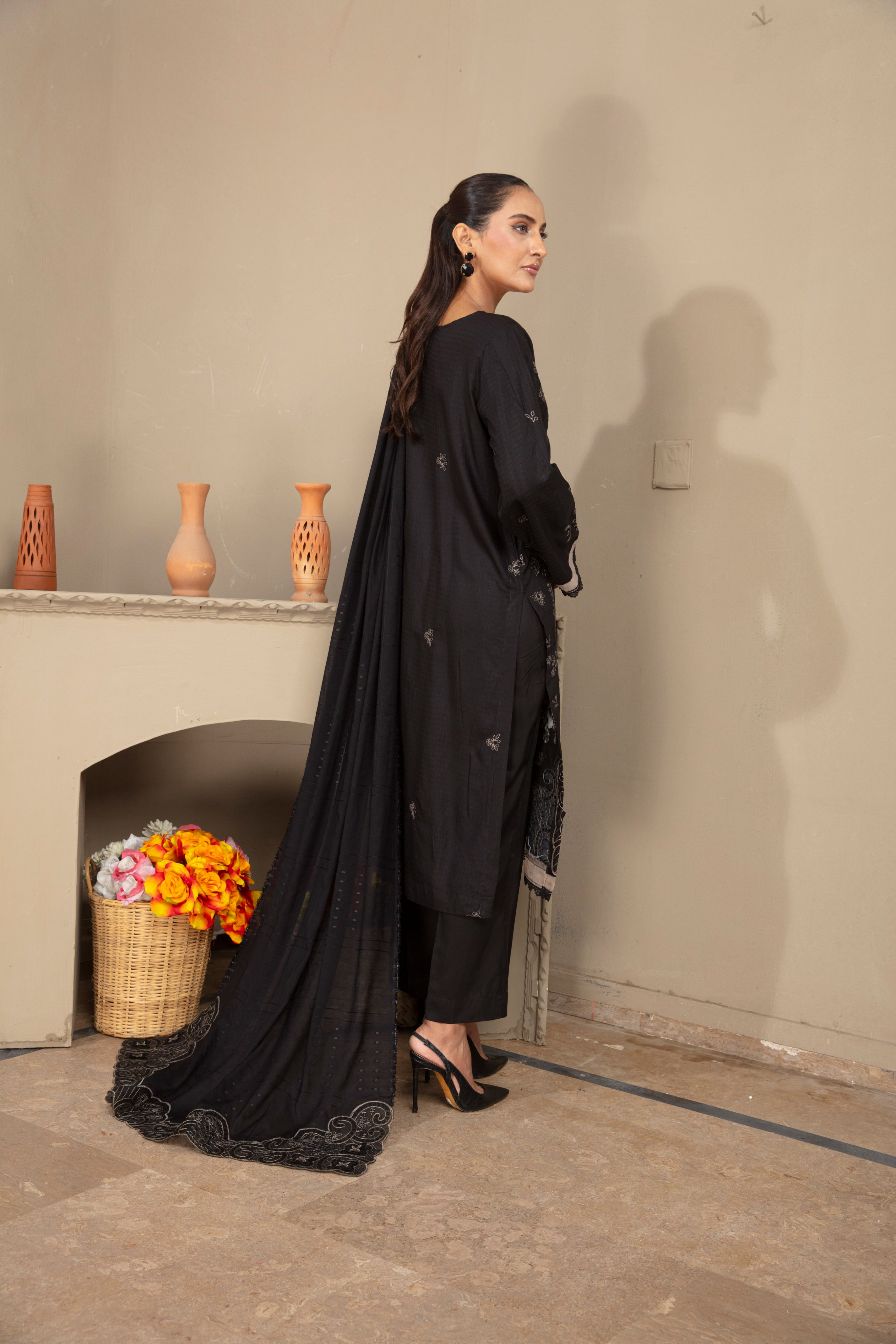 GHAZZAL Viscose EMB Shirt & Dupatta Vol-2404