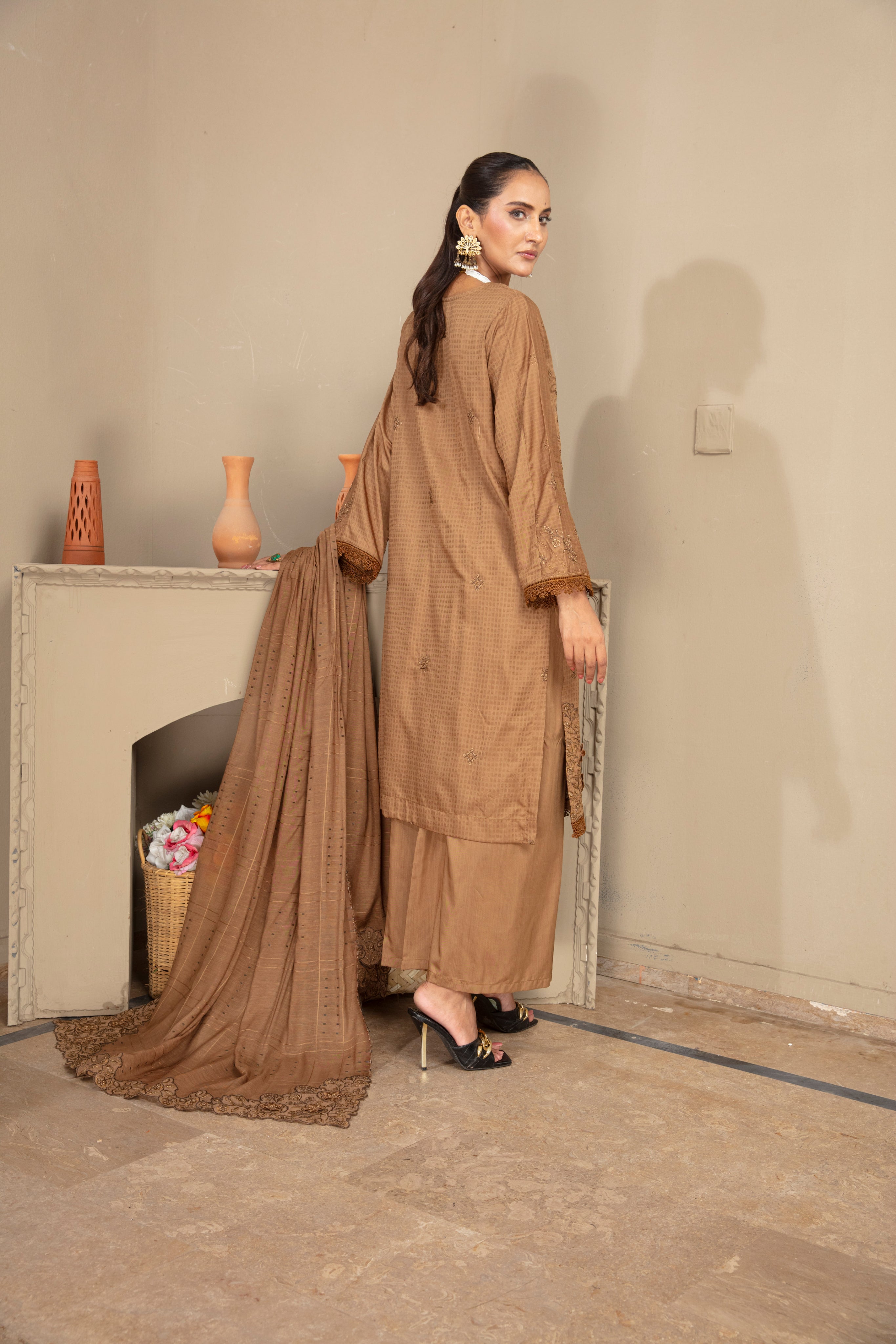 GHAZZAL Viscose EMB Shirt & Dupatta Vol-2404