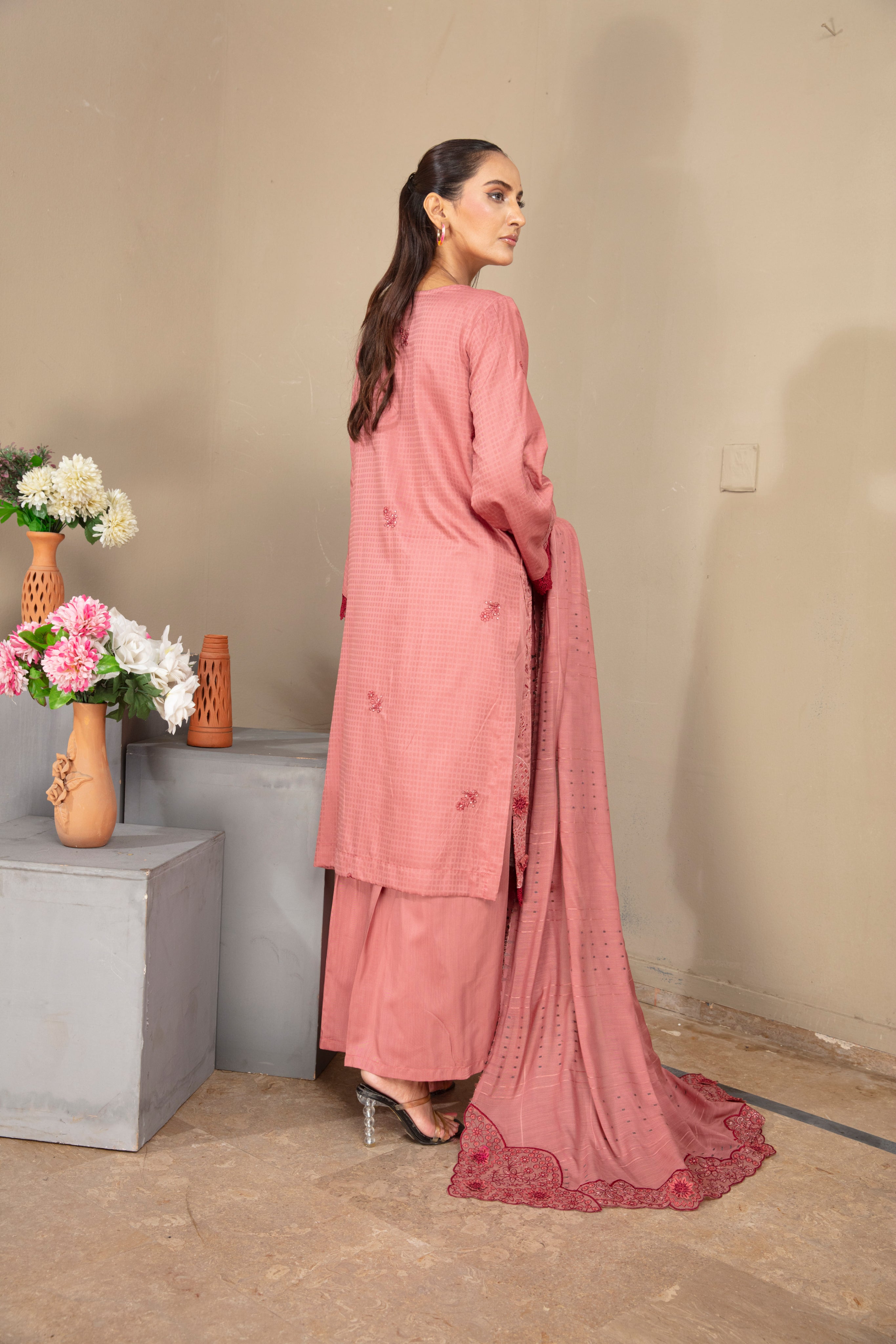 GHAZZAL Viscose EMB Shirt & Dupatta Vol-2404