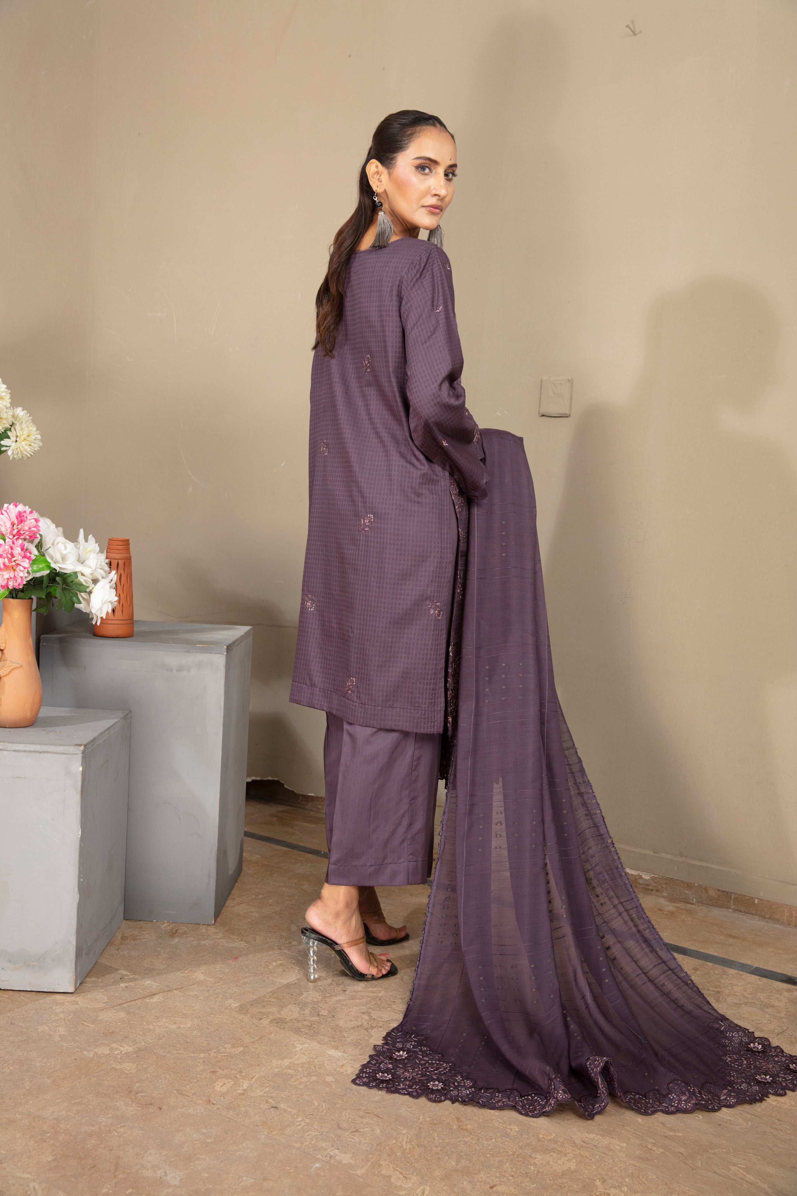 GHAZZAL Viscose EMB Shirt & Dupatta Vol-2404