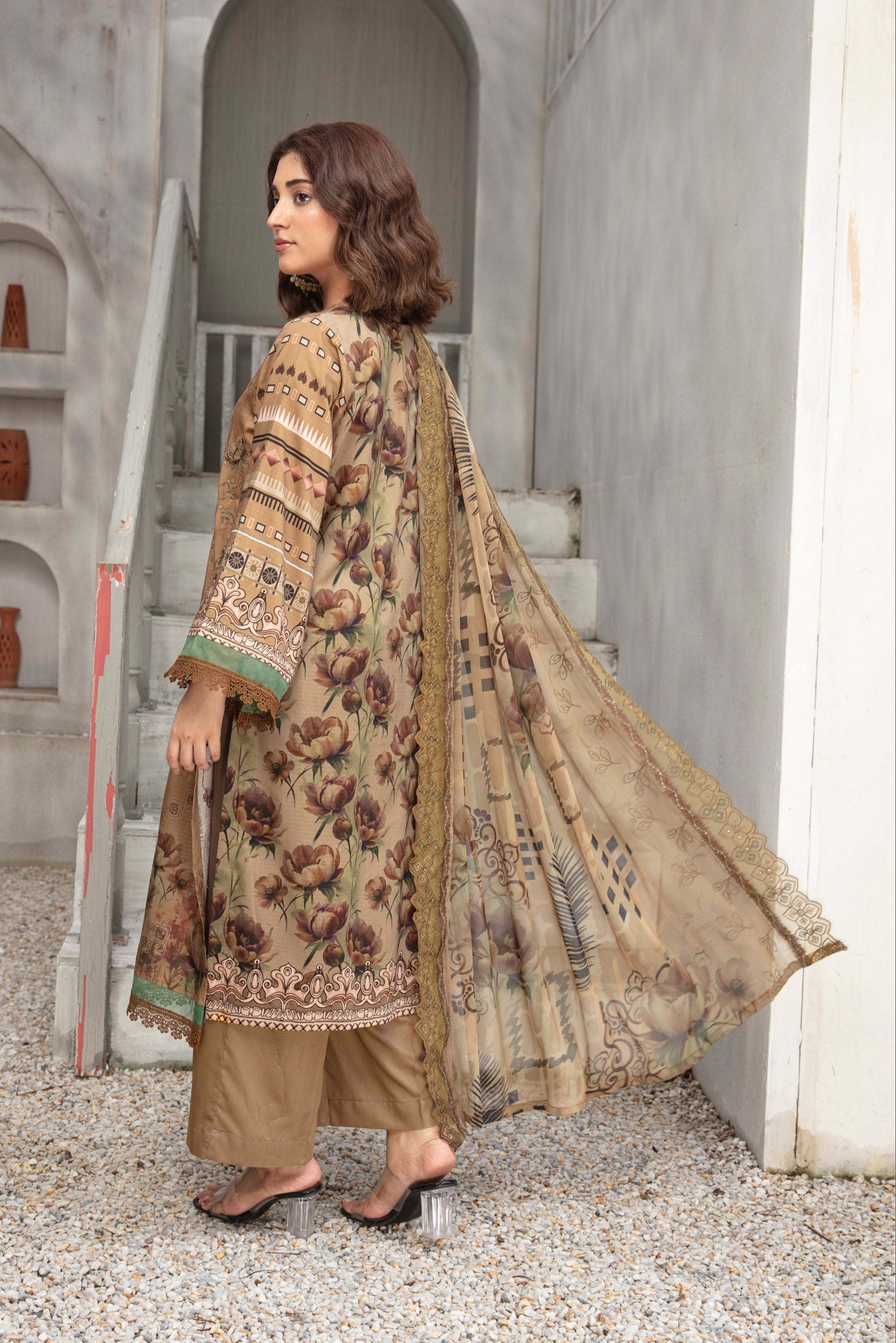 KOMAL Viscose EMB Shirt & Dupatta Vol-2456
