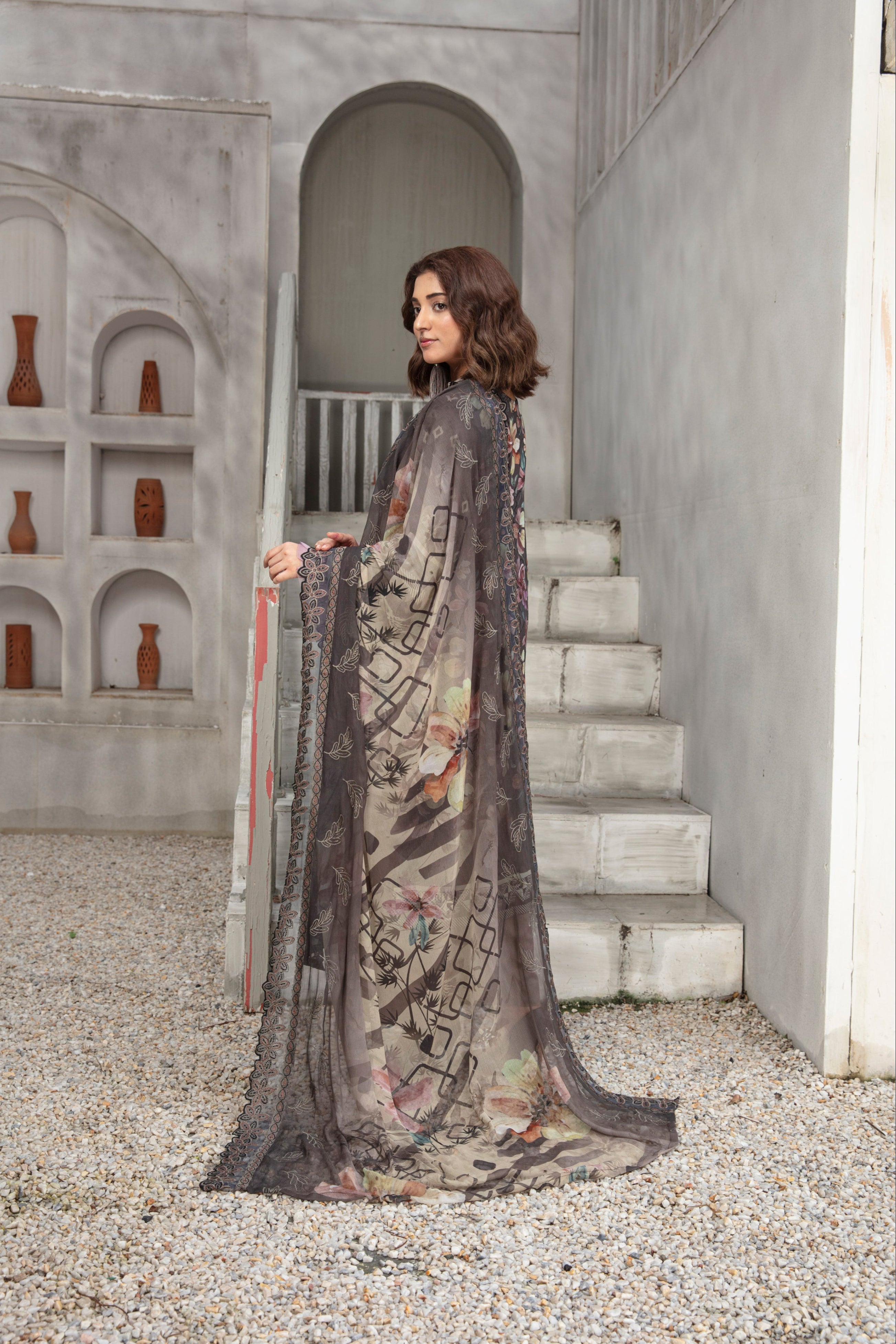 KOMAL Viscose EMB Shirt & Dupatta Vol-2456