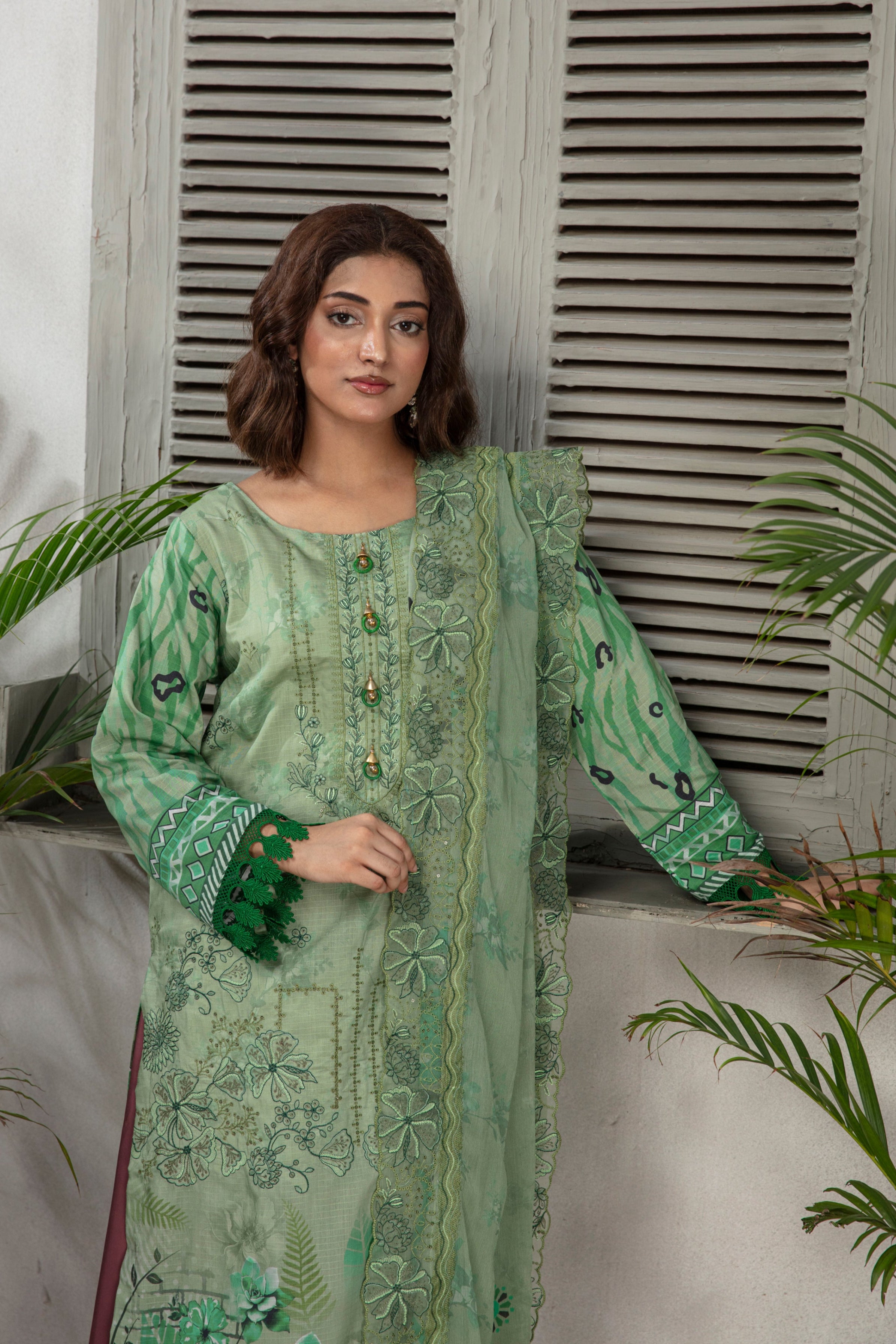 KOMAL Viscose EMB Shirt & Dupatta Vol-2456