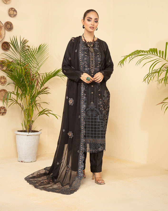 ANMOL Viscose EMB Shirt & Dupatta Vol-2402