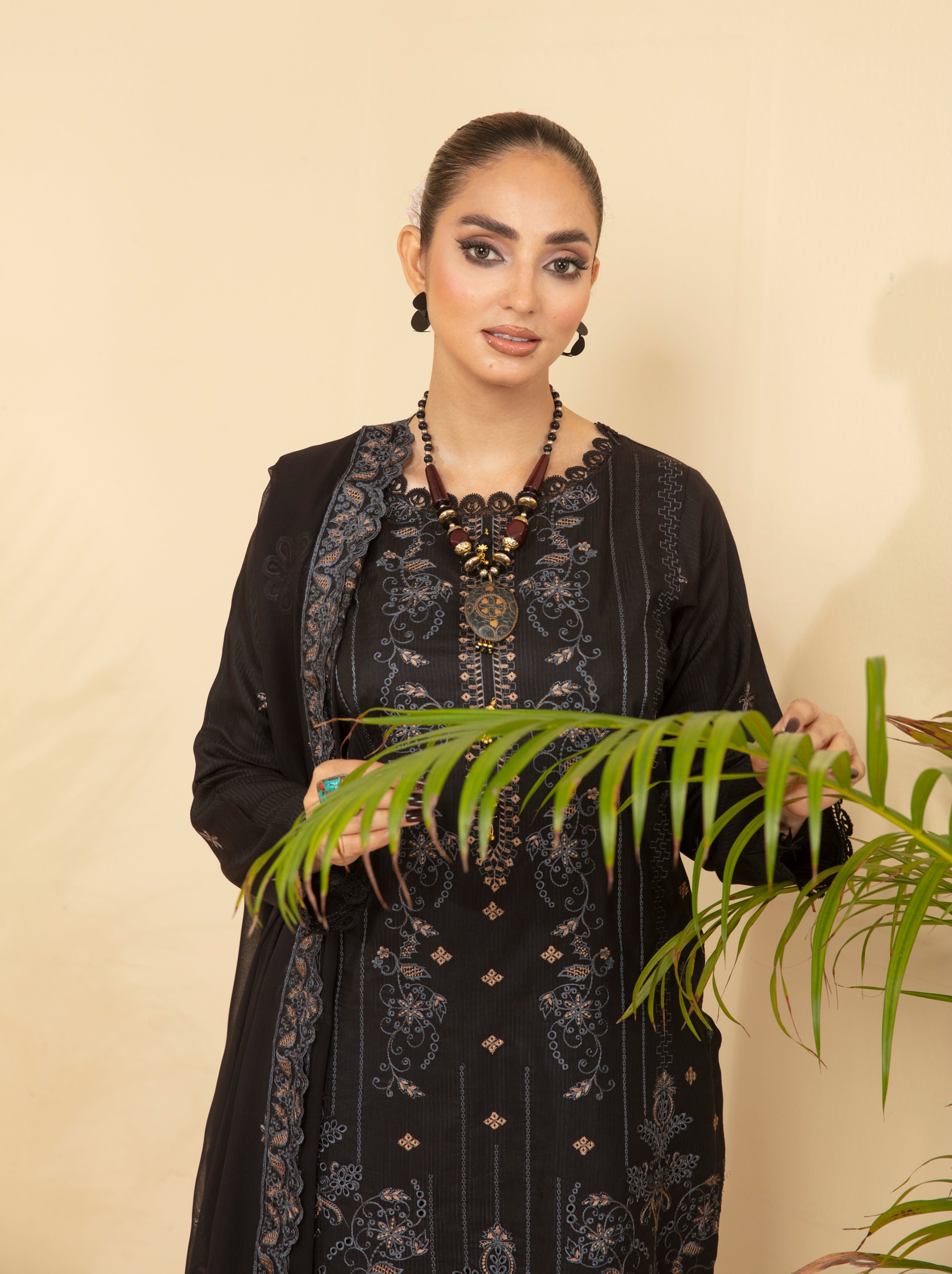 ANMOL Viscose EMB Shirt & Dupatta Vol-2402