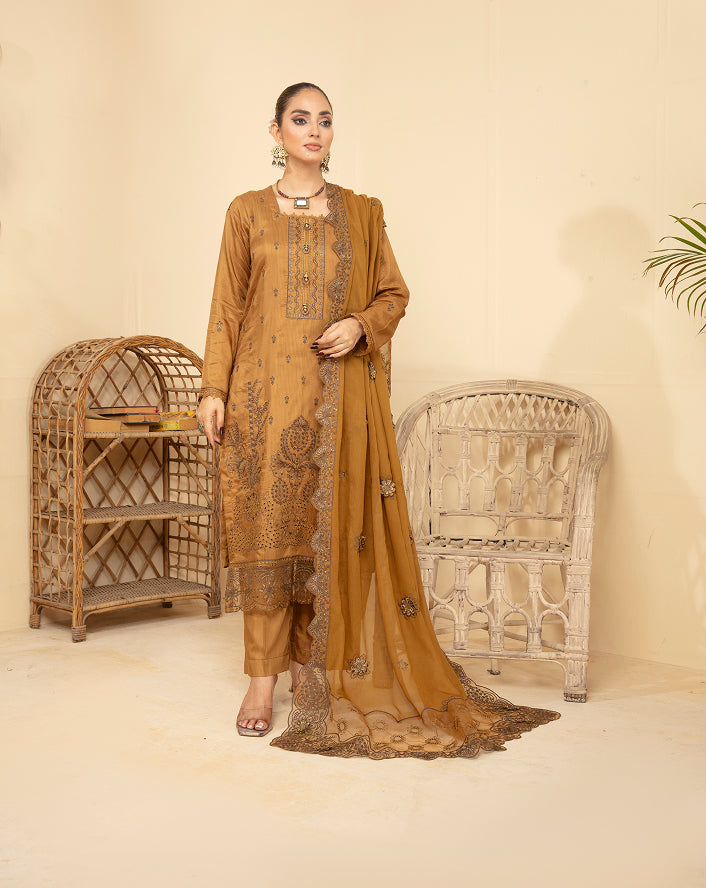 ANMOL Viscose EMB Shirt & Dupatta Vol-2402