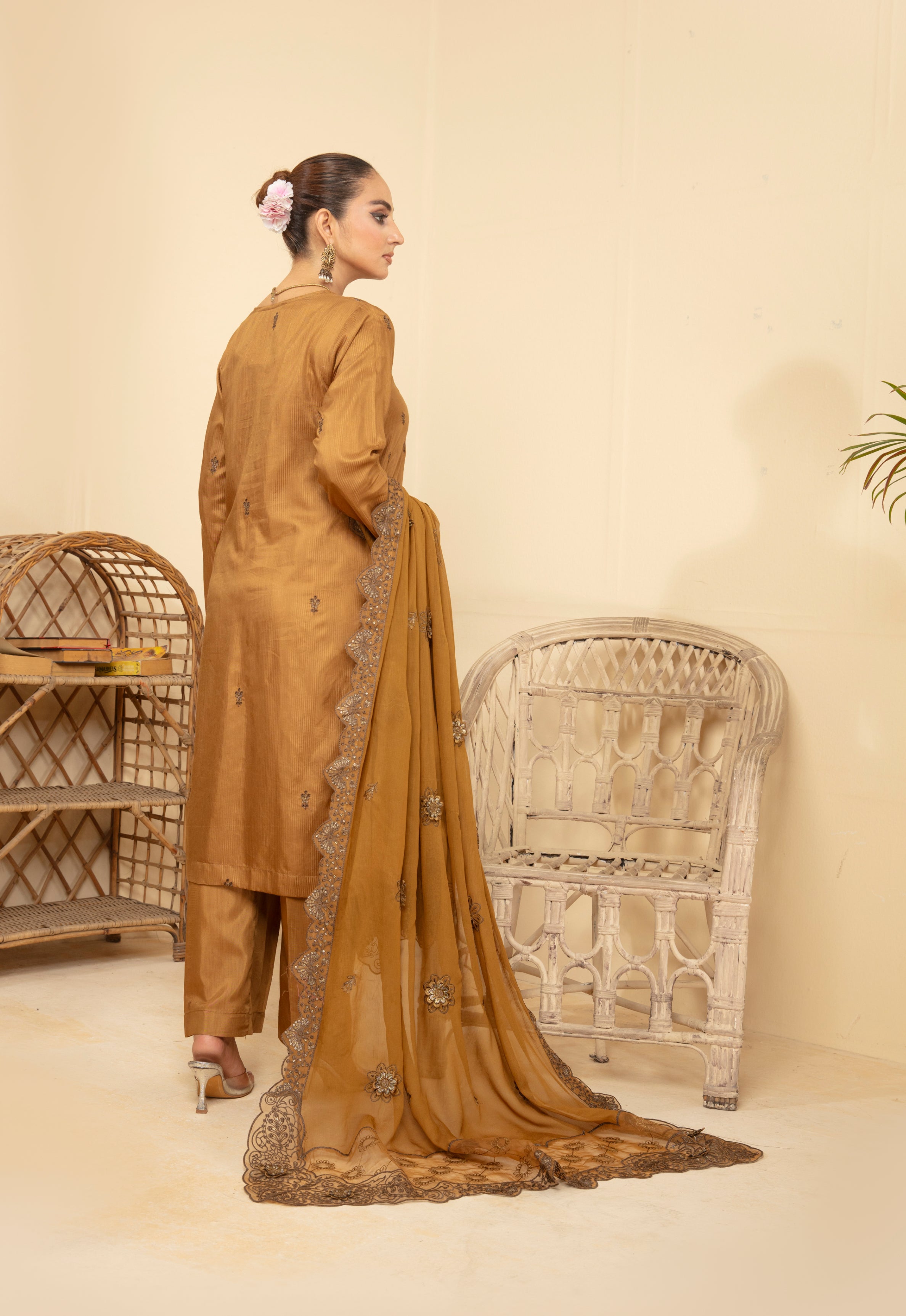 ANMOL Viscose EMB Shirt & Dupatta Vol-2402