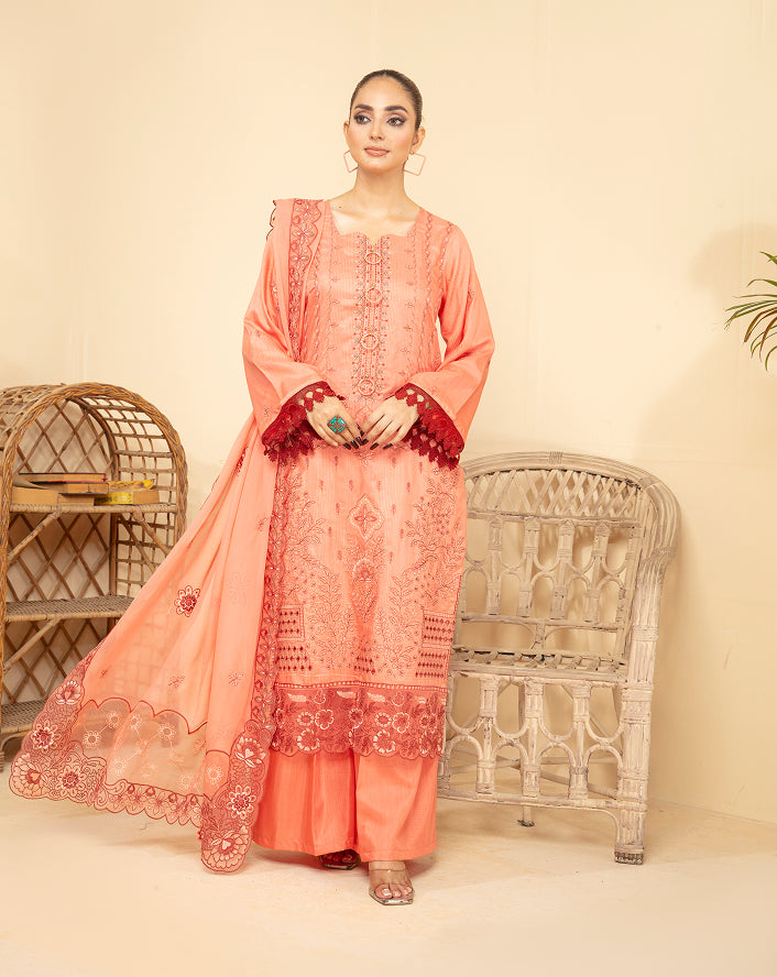 ANMOL Viscose EMB Shirt & Dupatta Vol-2402