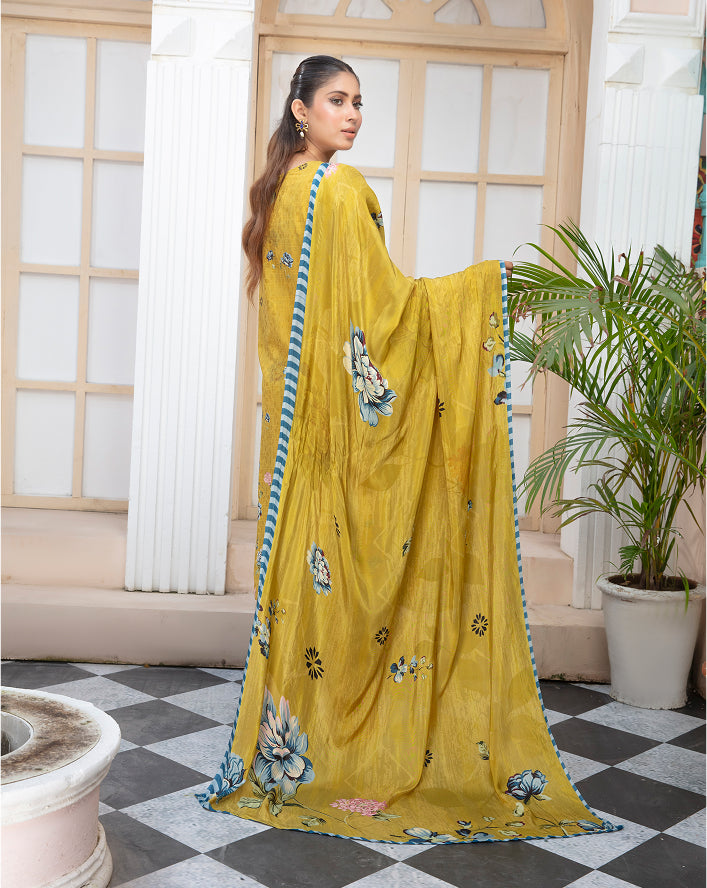 ALEEZAY Viscose EMB Shirt & Dupatta VOL-2465