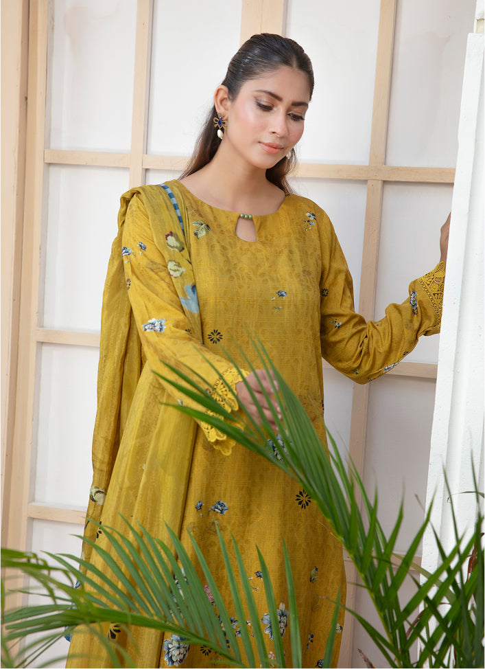 ALEEZAY Viscose EMB Shirt & Dupatta VOL-2465