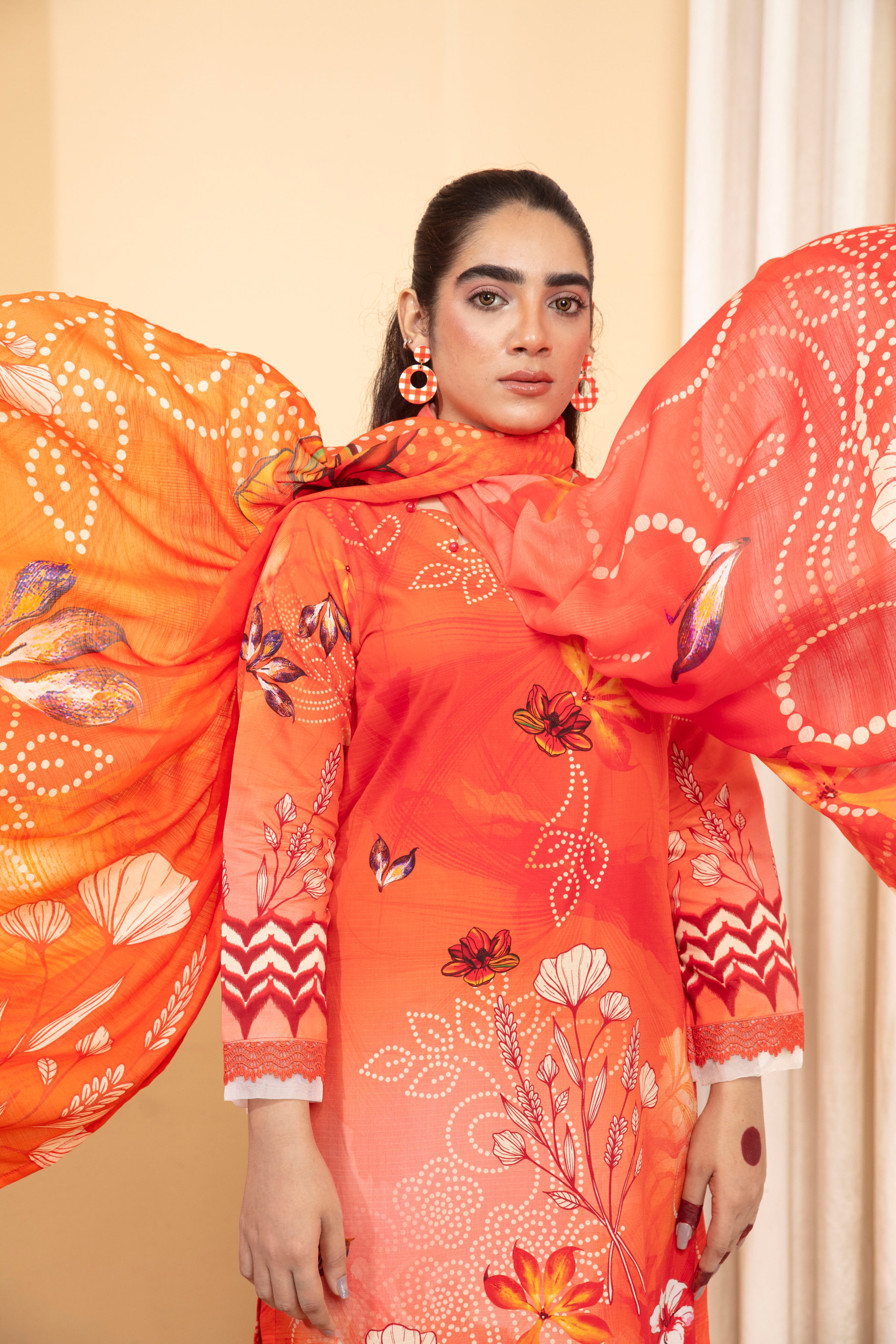 ALEEZAY Viscose PRINT Shirt & Dupatta Vol-2460