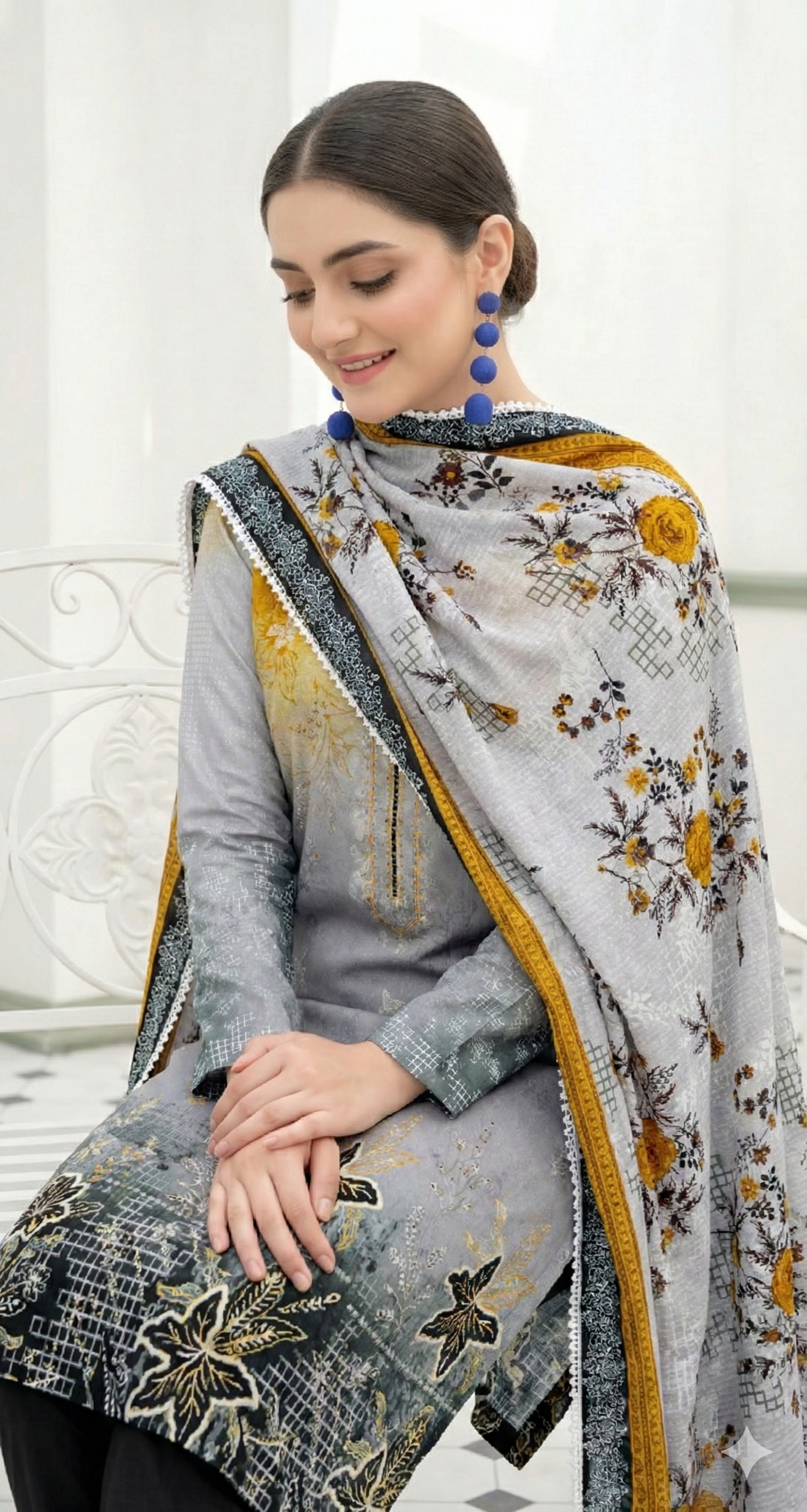 Vol 2663 Peridot Lawn Suit | Fatima Collection Unstitched 3 Piece ...