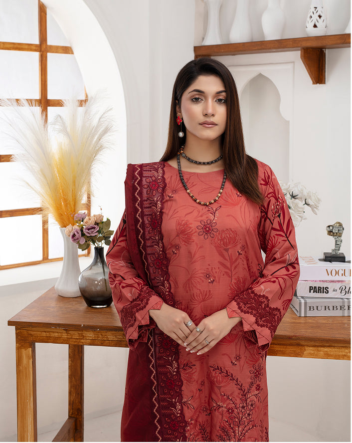 KOMAL Viscose EMB  Shirt & Dupatta VOL- 2463