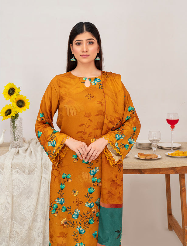 ALEEZAY Viscose Print Shirt & Dupatta Vol-2455