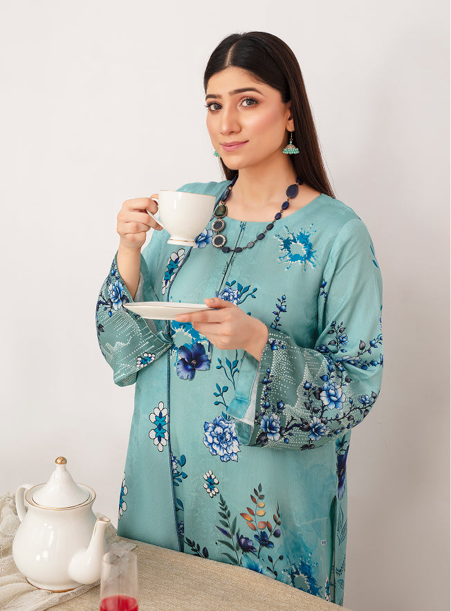 ALEEZAY Viscose Print Shirt & Dupatta Vol-2455