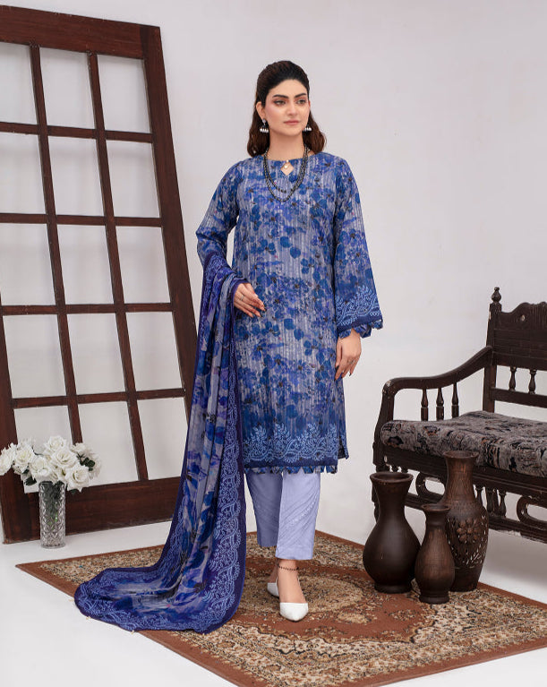 ALEEZAY Viscose Print Shirt & Dupatta VOL-2471