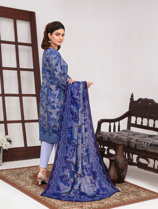 ALEEZAY Viscose Print Shirt & Dupatta VOL-2471