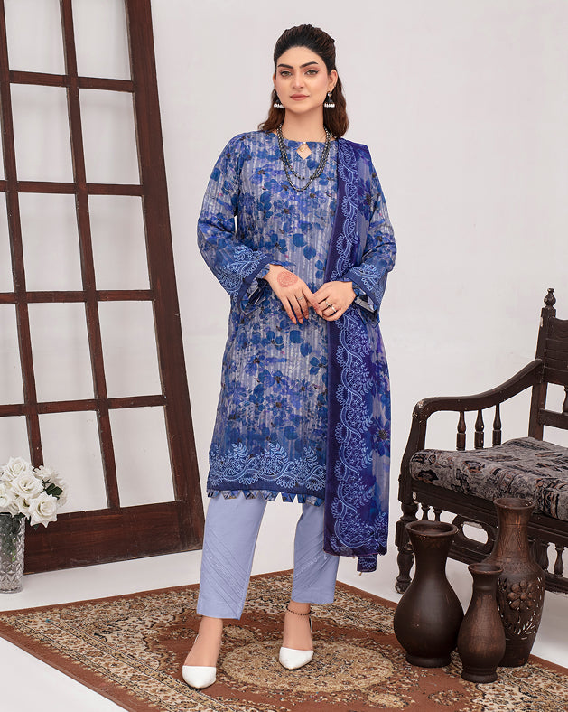 ALEEZAY Viscose Print Shirt & Dupatta VOL-2471
