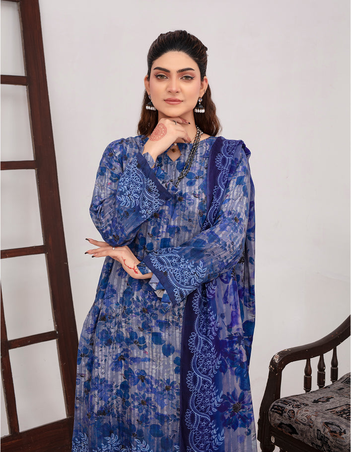 ALEEZAY Viscose Print Shirt & Dupatta VOL-2471