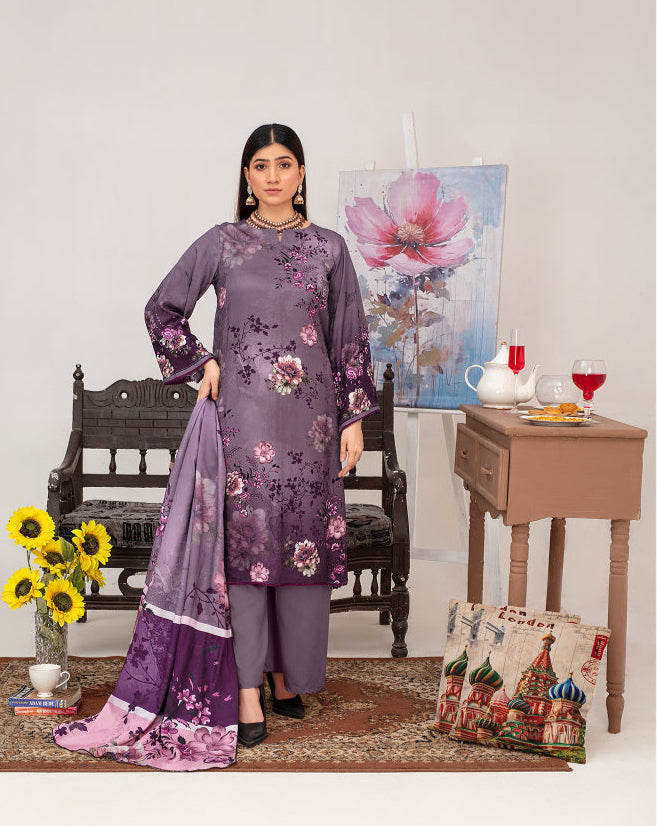 ALEEZAY Viscose Print Shirt & Dupatta Vol-2455