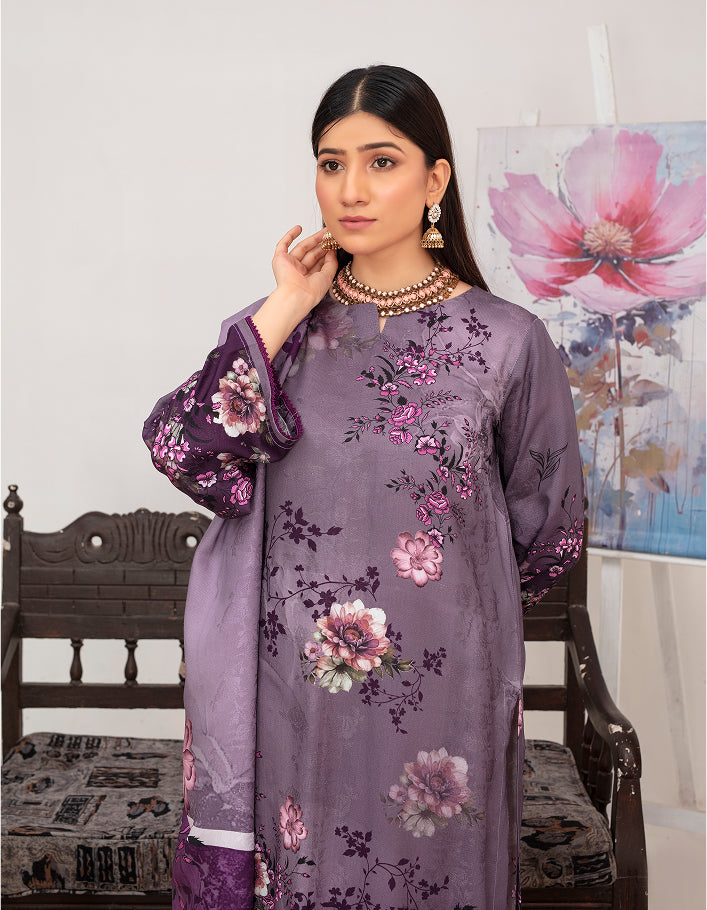 ALEEZAY Viscose Print Shirt & Dupatta Vol-2455